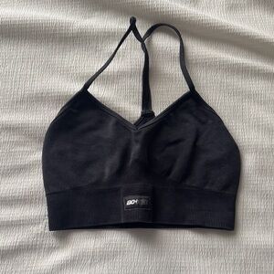 BO+tee Black Sports Bra